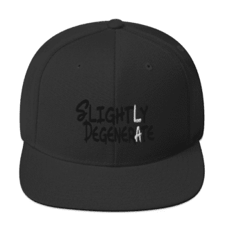 Slightly Degenerate LA Snapback Hat