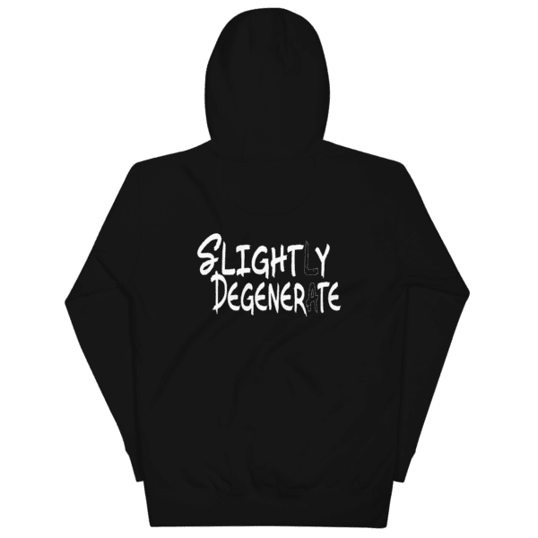 Slightly Degenerate LA Hoodie Back Flat